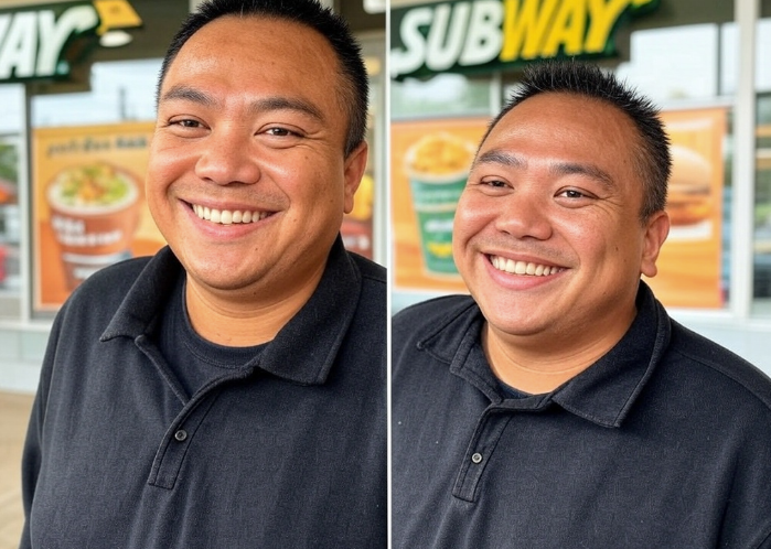 Real Subway weight loss transformation before and after