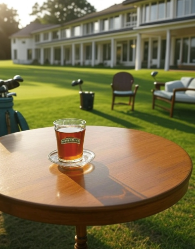 "Historic golf clubhouse where Arnold Palmer tea became famous"