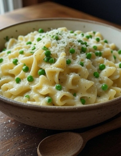 Creamy One-Pot Pasta with Peas