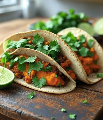 Sweet Potato & Black Bean Tacos
