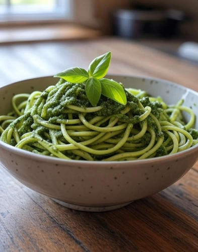 Zucchini Noodles with Pesto